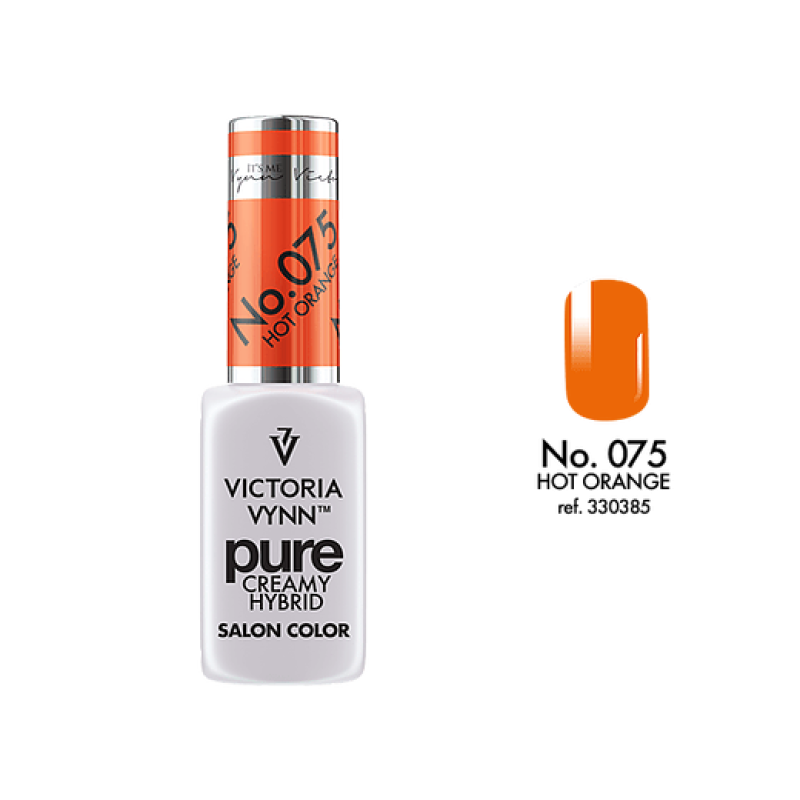 pure creamy hybrid salon color No.075 hot orange (TPO FREE)